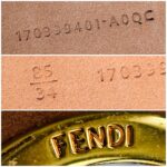 Fendi Daisy Bag Size 85/34 Black Calf Leather with Gold Hardware #RKUS-11 - Image 7