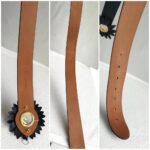 Fendi Daisy Bag Size 85/34 Black Calf Leather with Gold Hardware #RKUS-11 - Image 5