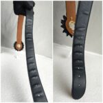 Fendi Daisy Bag Size 85/34 Black Calf Leather with Gold Hardware #RKUS-11 - Image 3