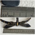Gucci Black Studded Dragonfly Thin Belt #RKUS-21 - Image 5