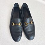 Gucci Loafer Size36.5 Black Calf Leather with Gold Hardware #RKCT-5 - Image 2