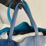 Hermes Double Sense 2 Tones Blue Clemence Leather Bag #RCRK-3 - Image 16
