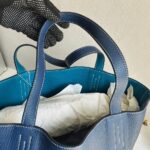 Hermes Double Sense 2 Tones Blue Clemence Leather Bag #RCRK-3 - Image 17