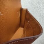 Hermes Hermèsnap Wallet Gold Epsom Leather with Palladium Plated Hardware Bag #RCRK-1 - Image 23