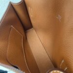 Hermes Hermèsnap Wallet Gold Epsom Leather with Palladium Plated Hardware Bag #RCRK-1 - Image 22