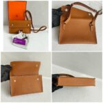 Hermes Hermèsnap Wallet Gold Epsom Leather with Palladium Plated Hardware Bag #RCRK-1 - Image 2