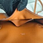 Hermes Hermèsnap Wallet Gold Epsom Leather with Palladium Plated Hardware Bag #RCRK-1 - Image 19