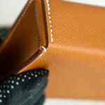 Hermes Hermèsnap Wallet Gold Epsom Leather with Palladium Plated Hardware Bag #RCRK-1 - Image 10