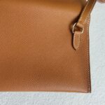 Hermes Hermèsnap Wallet Gold Epsom Leather with Palladium Plated Hardware Bag #RCRK-1 - Image 6