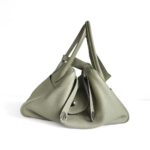 Hermes Lindy 34 Sauge Clemence Leather with Palladium-plated Hardware #RCRK-2