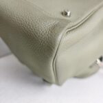 Hermes Lindy 34 Sauge Clemence Leather with Palladium-plated Hardware #RCRK-2 - Image 15