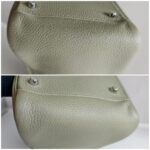 Hermes Lindy 34 Sauge Clemence Leather with Palladium-plated Hardware #RCRK-2 - Image 11