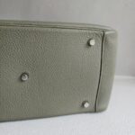 Hermes Lindy 34 Sauge Clemence Leather with Palladium-plated Hardware #RCRK-2 - Image 10