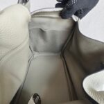 Hermes Lindy 34 Sauge Clemence Leather with Palladium-plated Hardware #RCRK-2 - Image 36