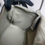 Hermes Lindy 34 Sauge Clemence Leather with Palladium-plated Hardware #RCRK-2 - Image 38