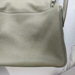 Hermes Lindy 34 Sauge Clemence Leather with Palladium-plated Hardware #RCRK-2 - Image 6