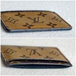LV Card Holder Monogram and Monogram Reverse Coated Canvas #RKKR-9 - Image 3