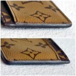 LV Card Holder Monogram and Monogram Reverse Coated Canvas #RKKR-9 - Image 4