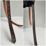 LV Dauphine 25mm Reversible Belt Monogram Coated Canvas with Leather and Gold Hardware #RKUS-15 - Image 5