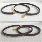 LV Eva Pochette Brown Damier Ebene Coated Canvas with Leather and Gold Hardware #RKYY-1 - Image 13