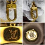 LV Eva Pochette Brown Damier Ebene Coated Canvas with Leather and Gold Hardware #RKYY-1 - Image 15