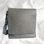 LV Roman Grey Taiga Leather with Silver Hardware #RKCE-1