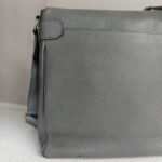 LV Roman Messenger Bag Grey Taiga Leather with Silver Hardware #RKCE-1 - Image 4
