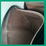 LV Wallet Brown Damier Ebene Coated Canvas with Leather and Gold Hardware #RKLY-10 - Image 28