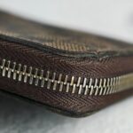 LV Wallet Brown Damier Ebene Coated Canvas with Leather and Gold Hardware #RKLY-10 - Image 12