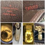 LV Wallet Brown Damier Ebene Coated Canvas with Leather and Gold Hardware #RKLY-10 - Image 13