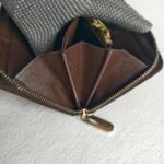 LV Wallet Brown Damier Ebene Coated Canvas with Leather and Gold Hardware #RKLY-10 - Image 8