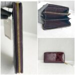 LV Zippy Wallet Amanrante Vernis Leather with Gold Hardware #RKLY-11 - Image 8