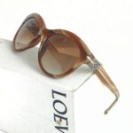 Loewe Sunglasses Brown Acetate Frame and Silver Hardware #GULOY-2