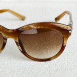Loewe Sunglasses Brown Acetate Frame and Silver Hardware #GULOY-2 - Image 5
