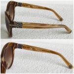 Loewe Sunglasses Brown Acetate Frame and Silver Hardware #GULOY-2 - Image 7