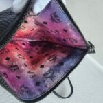 MCM Clutch Bag Black Visetos Monogram Canvas and Silver Hardware #RKKL-1 - Image 17