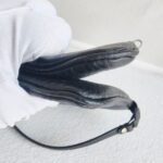 MCM Clutch Bag Black Visetos Monogram Canvas and Silver Hardware #RKKL-1 - Image 12