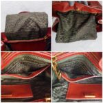 Prada 2Way-bag Brick Brown/Orange Saffiano Leather with Gold Hardware #RKEU-1 - Image 30