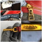 Prada 2Way-bag Brick Brown/Orange Saffiano Leather with Gold Hardware #RKEU-1 - Image 35