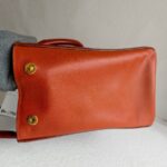 Prada 2Way-bag Brick Brown/Orange Saffiano Leather with Gold Hardware #RKEU-1 - Image 9