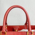 Prada 2Way-bag Brick Brown/Orange Saffiano Leather with Gold Hardware #RKEU-1 - Image 23