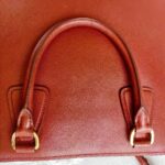 Prada 2Way-bag Brick Brown/Orange Saffiano Leather with Gold Hardware #RKEU-1 - Image 22