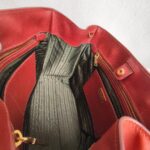 Prada 2Way-bag Brick Brown/Orange Saffiano Leather with Gold Hardware #RKEU-1 - Image 34