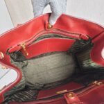 Prada 2Way-bag Brick Brown/Orange Saffiano Leather with Gold Hardware #RKEU-1 - Image 32