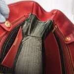 Prada 2Way-bag Brick Brown/Orange Saffiano Leather with Gold Hardware #RKEU-1 - Image 33