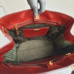 Prada 2Way-bag Brick Brown/Orange Saffiano Leather with Gold Hardware #RKEU-1 - Image 36