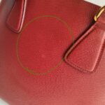 Prada 2Way-bag Brick Brown/Orange Saffiano Leather with Gold Hardware #RKEU-1 - Image 18