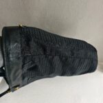 Prada 2way Bag Black Nylon and Leather with Gold Hardware #GULTU-2 - Image 29