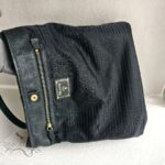 Prada 2way Bag Black Nylon and Leather with Gold Hardware #GULTU-2 - Image 25