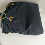 Prada 2way Bag Black Nylon and Leather with Gold Hardware #GULTU-2 - Image 6